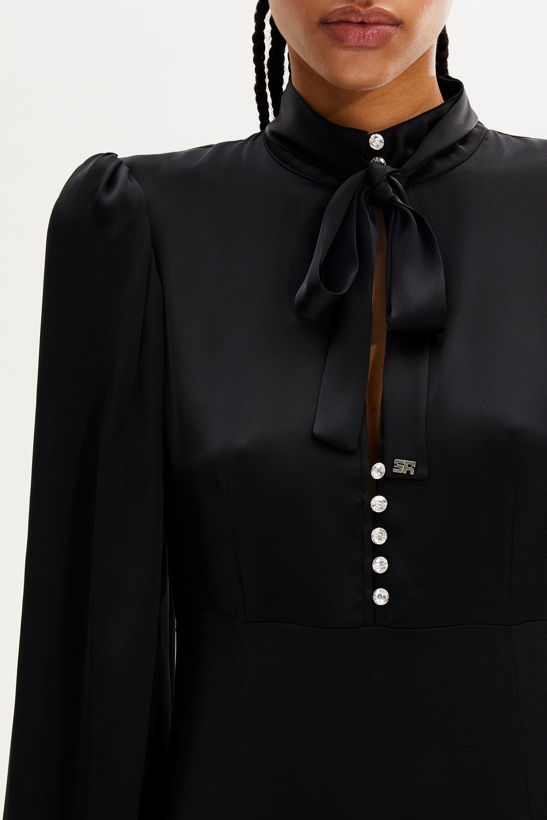 Robe manches longues - Noir