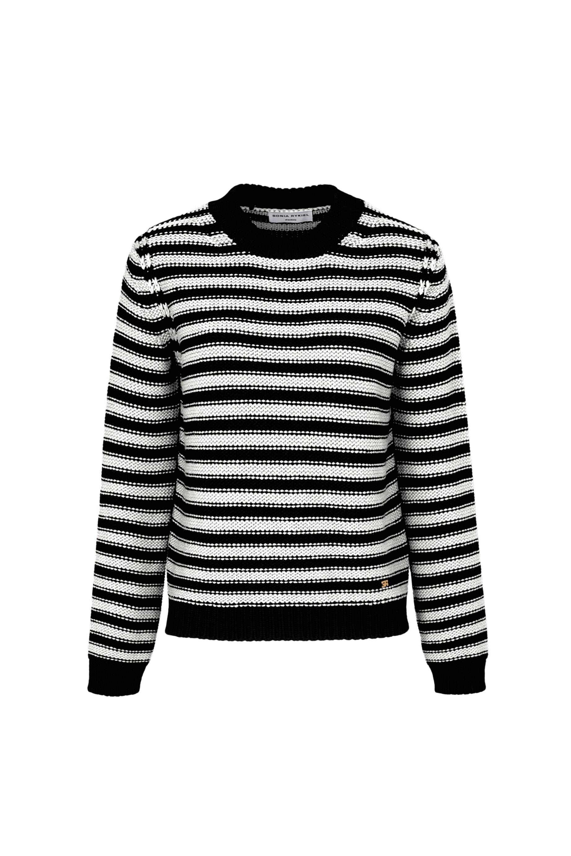 Pull Poor Boy en laine - Noir & Blanc