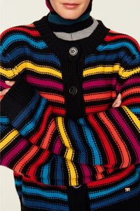 Cardigan en laine - Multicolor