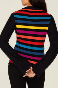 Pull rayé en laine - Multicolor