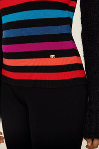 Pull rayé en laine - Multicolor