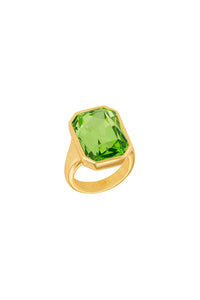 Bague en crystal - Peridot
