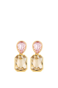 Boucles d'oreilles en crystal - Rose