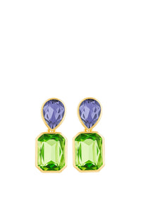 Boucles d'oreilles en crystal - Peridot