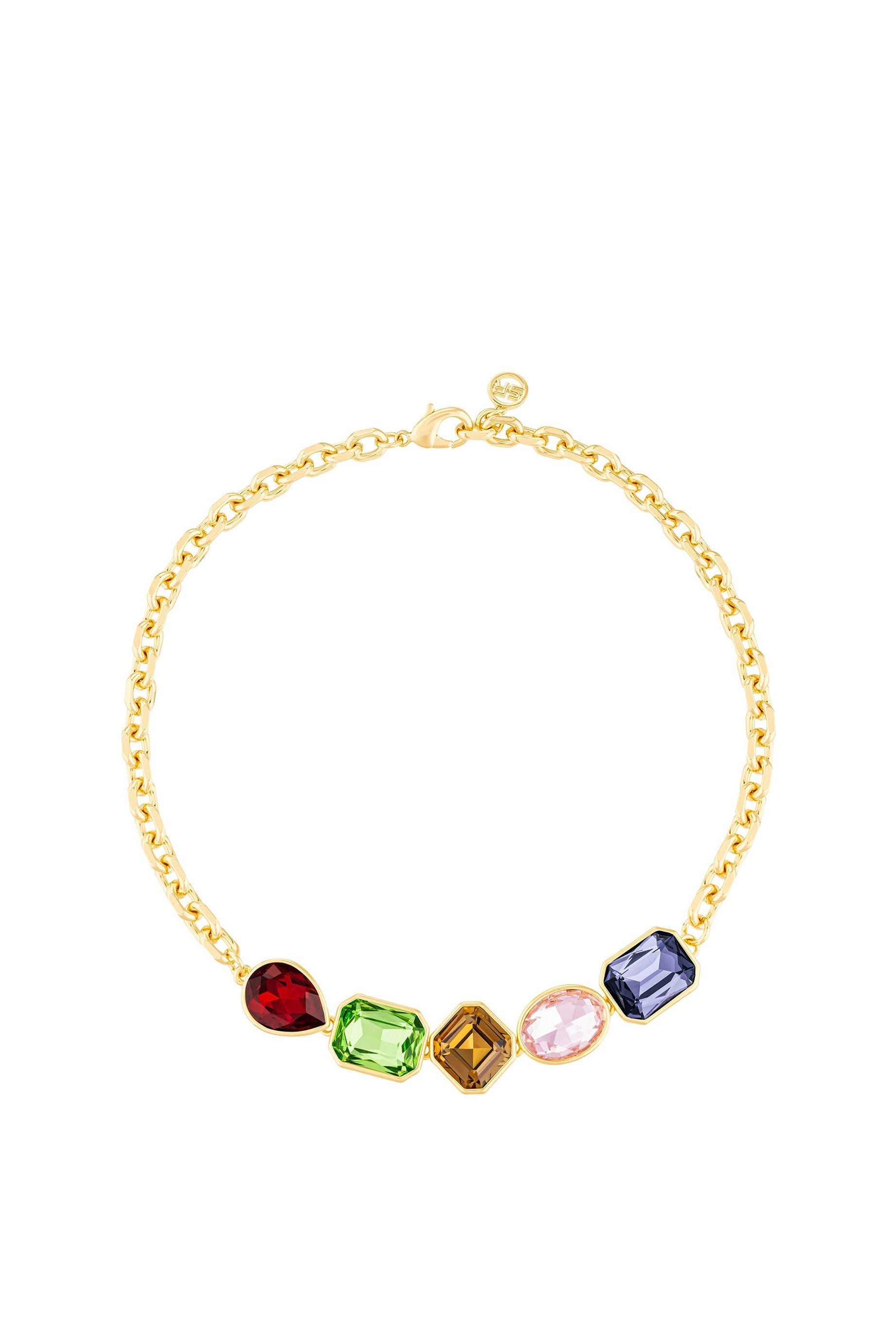 Collier superchromatic en crystal - Multicolor
