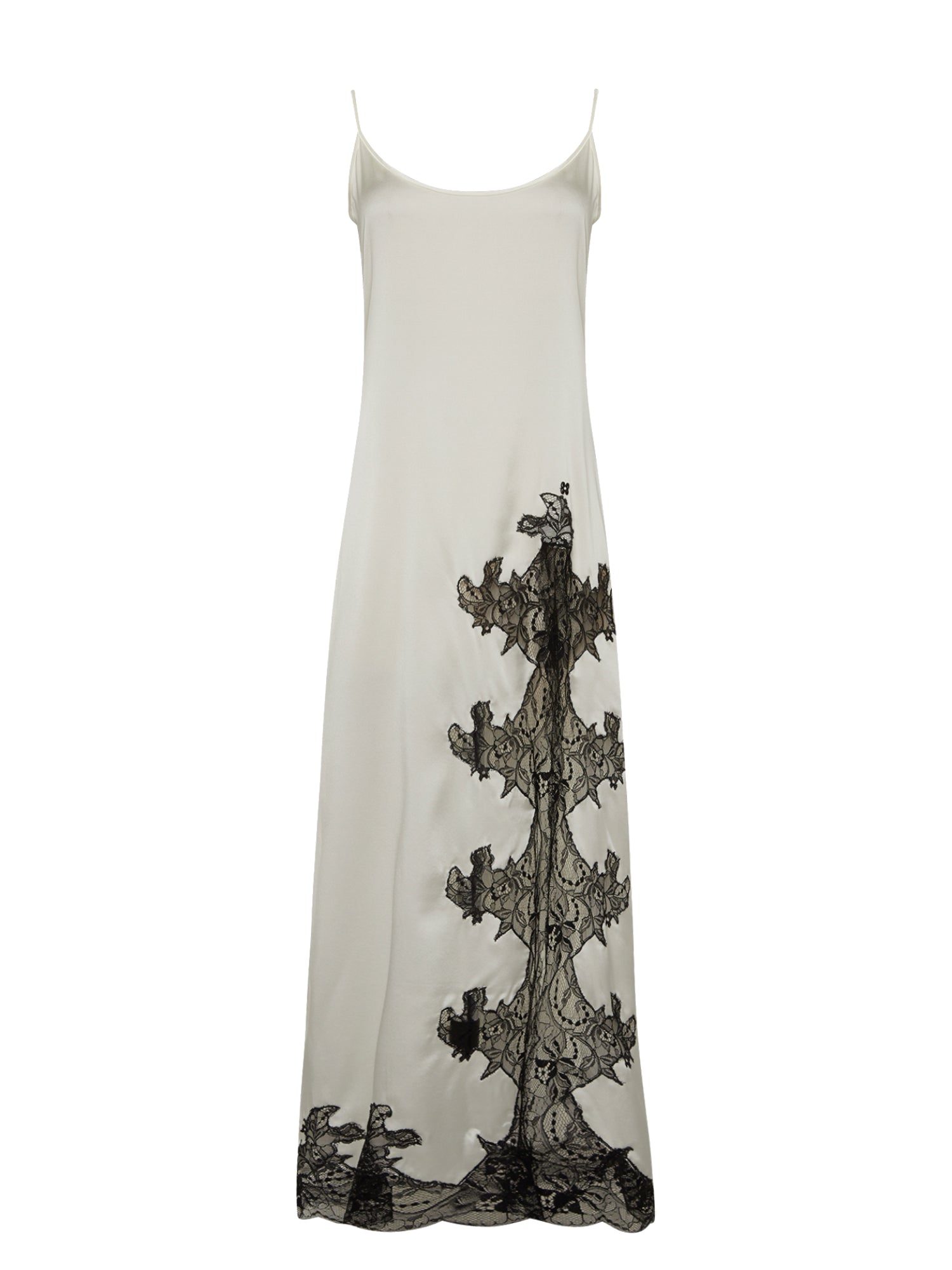 Robes Carla en soie - Ivoire & Noir