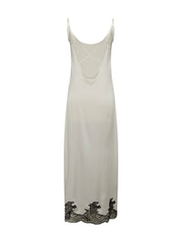 Robes Carla en soie - Ivoire & Noir