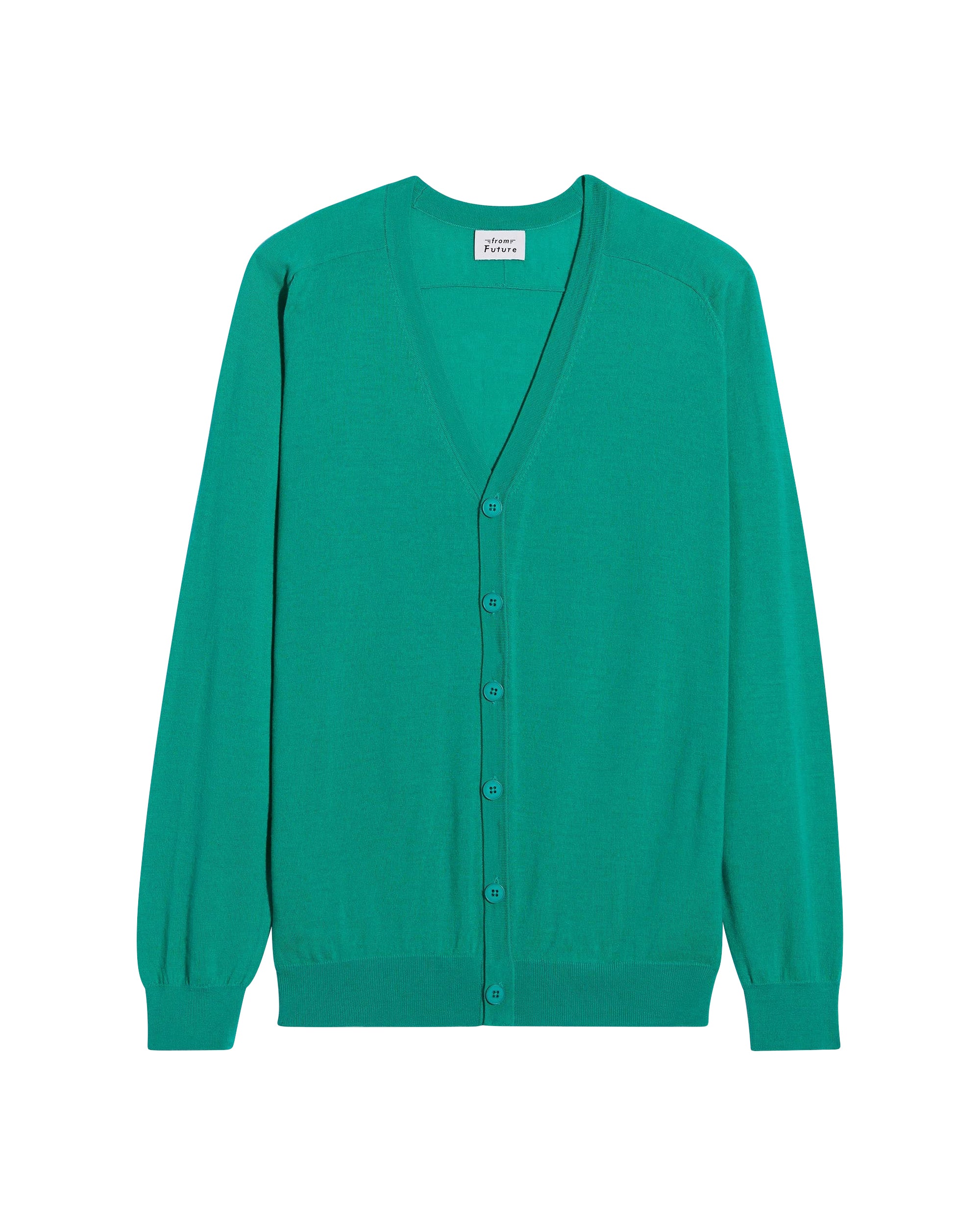 Cardigan en laine superfine - Mint