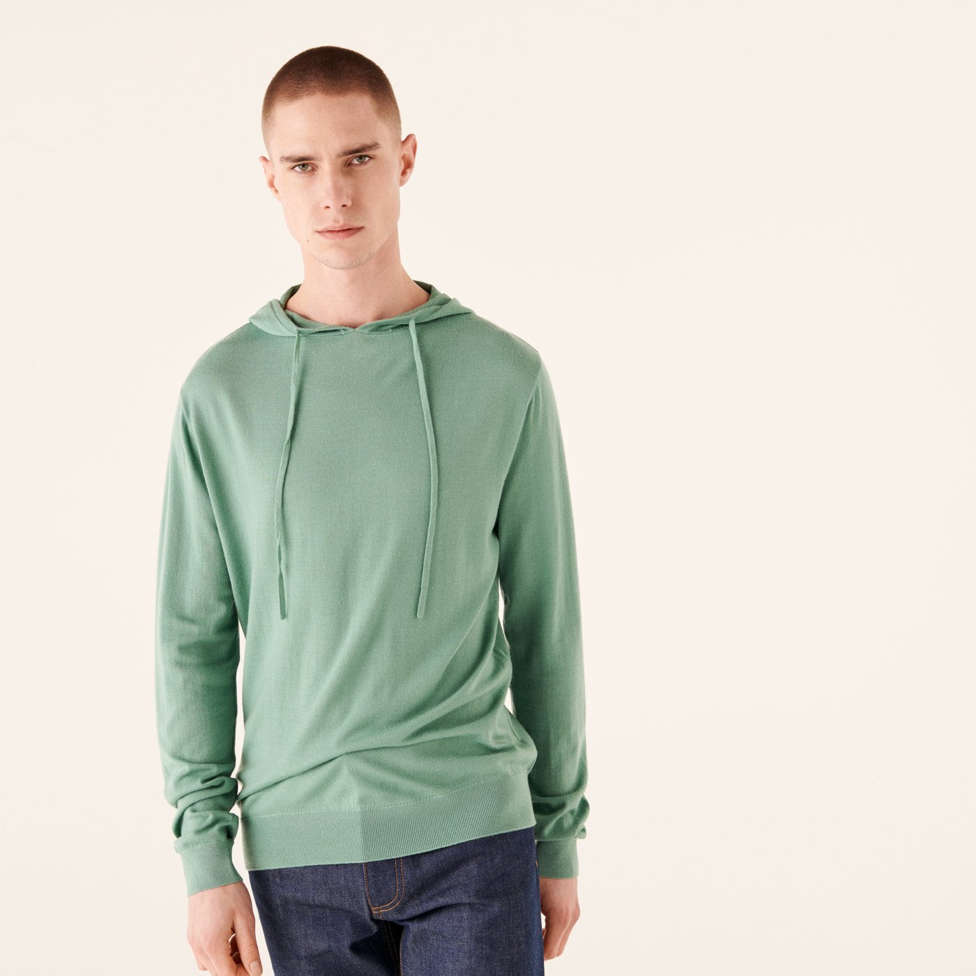 Hoodie unisexe en laine superfine - Frozen Green