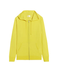 Hoodie zippé en laine superfine - Summer Yellow