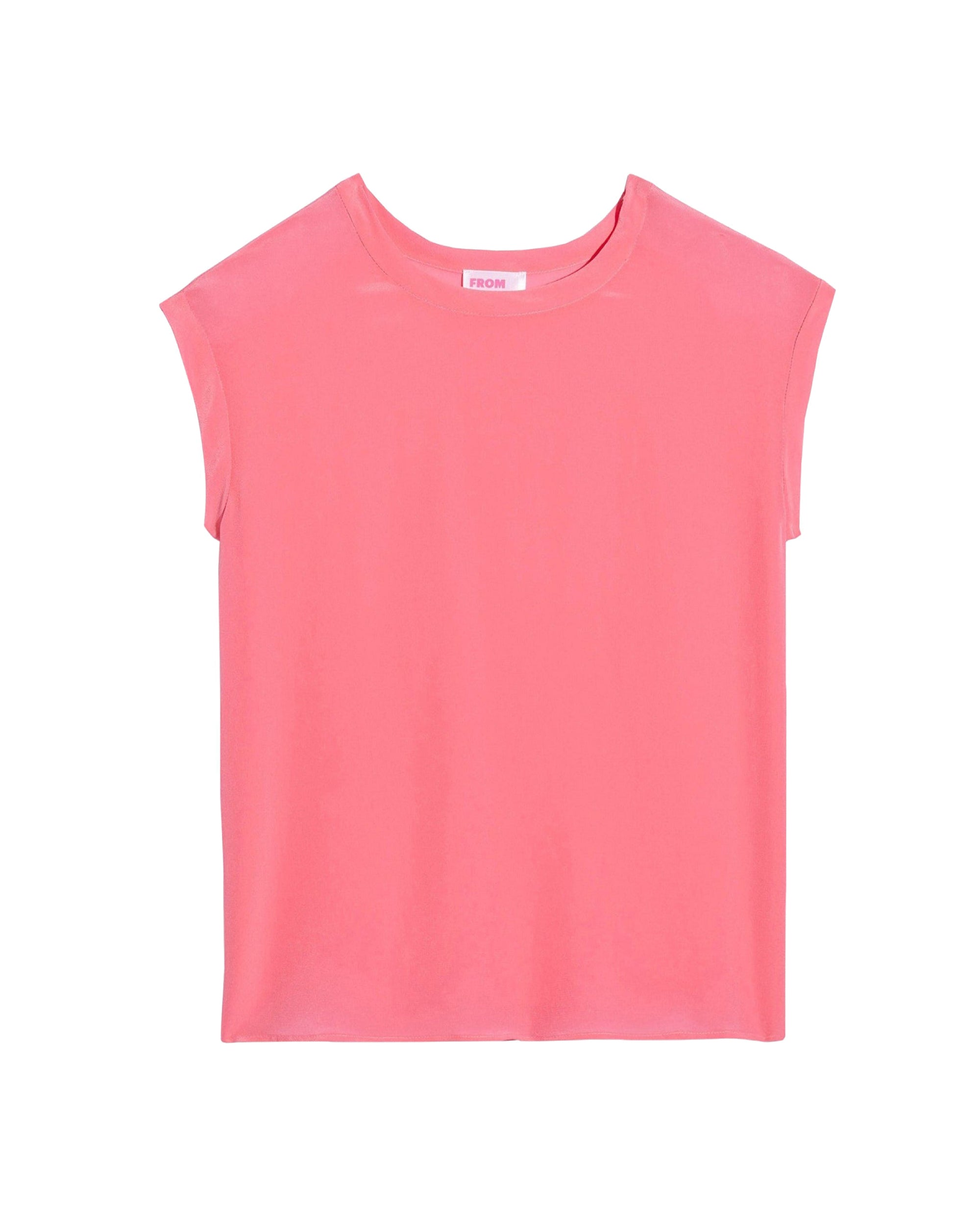 T-shirt à manches courtes en soie - Bubble Gum