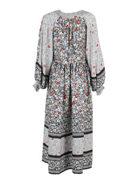 Robe longue bohème - Multicolor Black