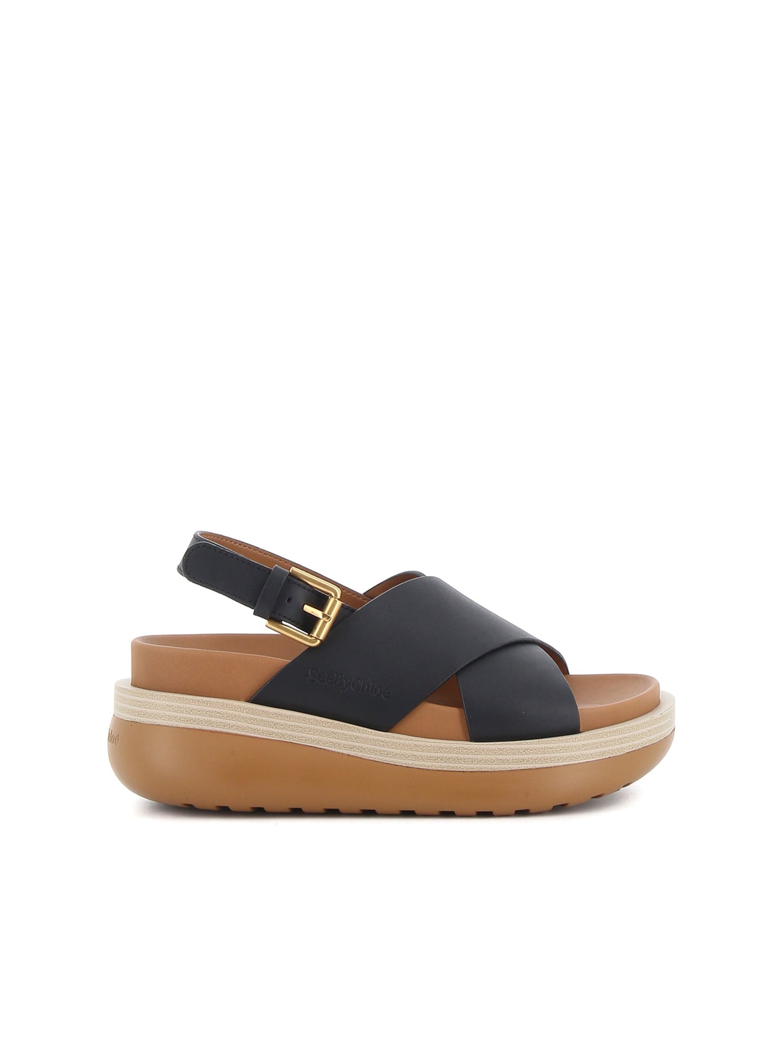 Sandales Cicily en cuir - Black