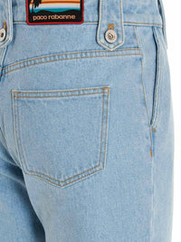 Jean évasé à double boutons - Light Blue Denim