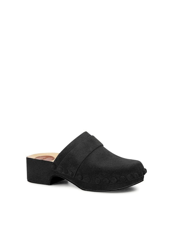 Sabots Joy en cuir - Black