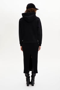 Sweat à capuche coupe classique - Noir