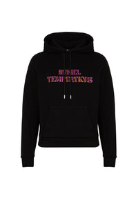 Sweat à capuche coupe classique - Noir