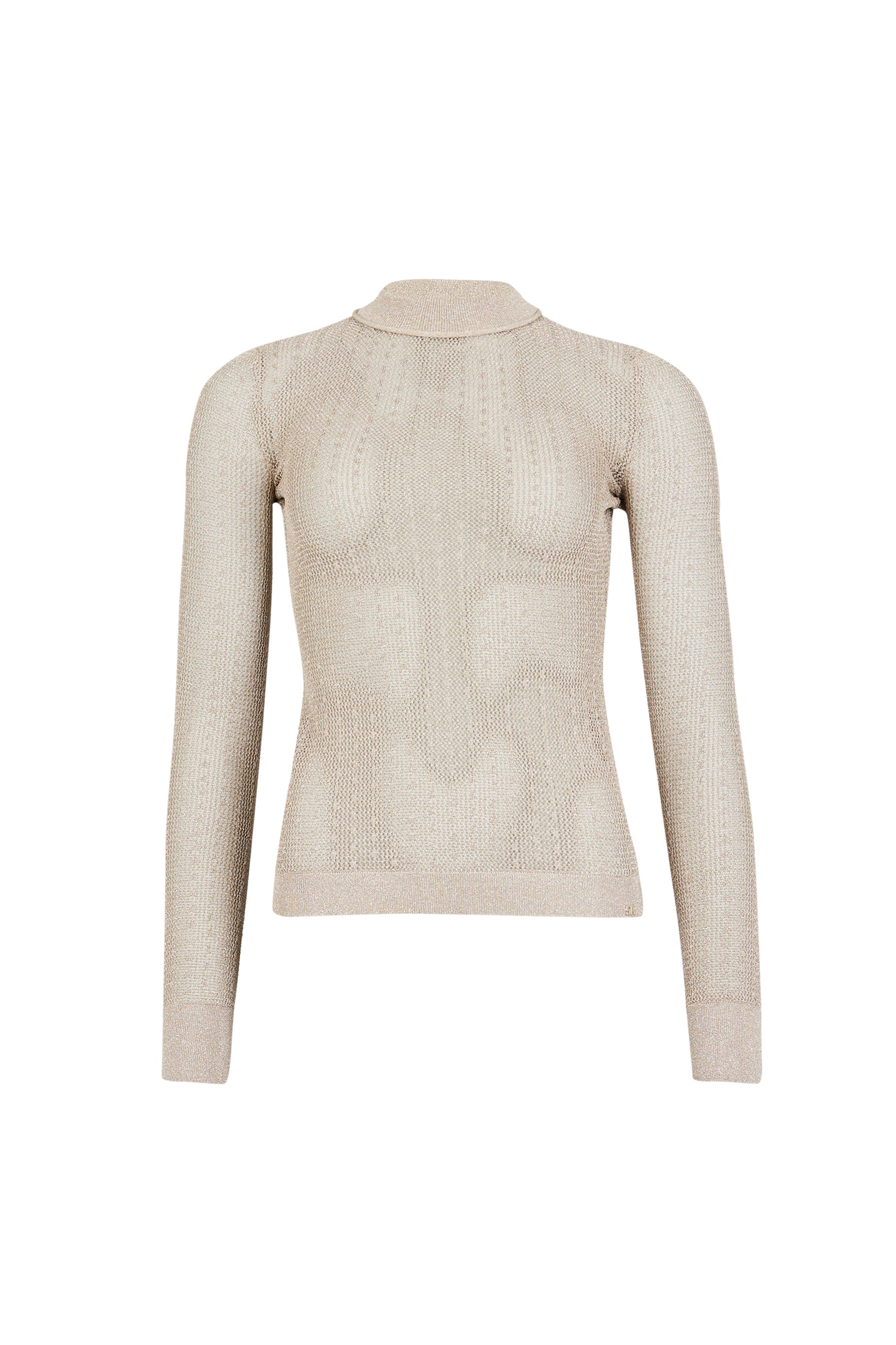 Pull manches longues resille - Gold