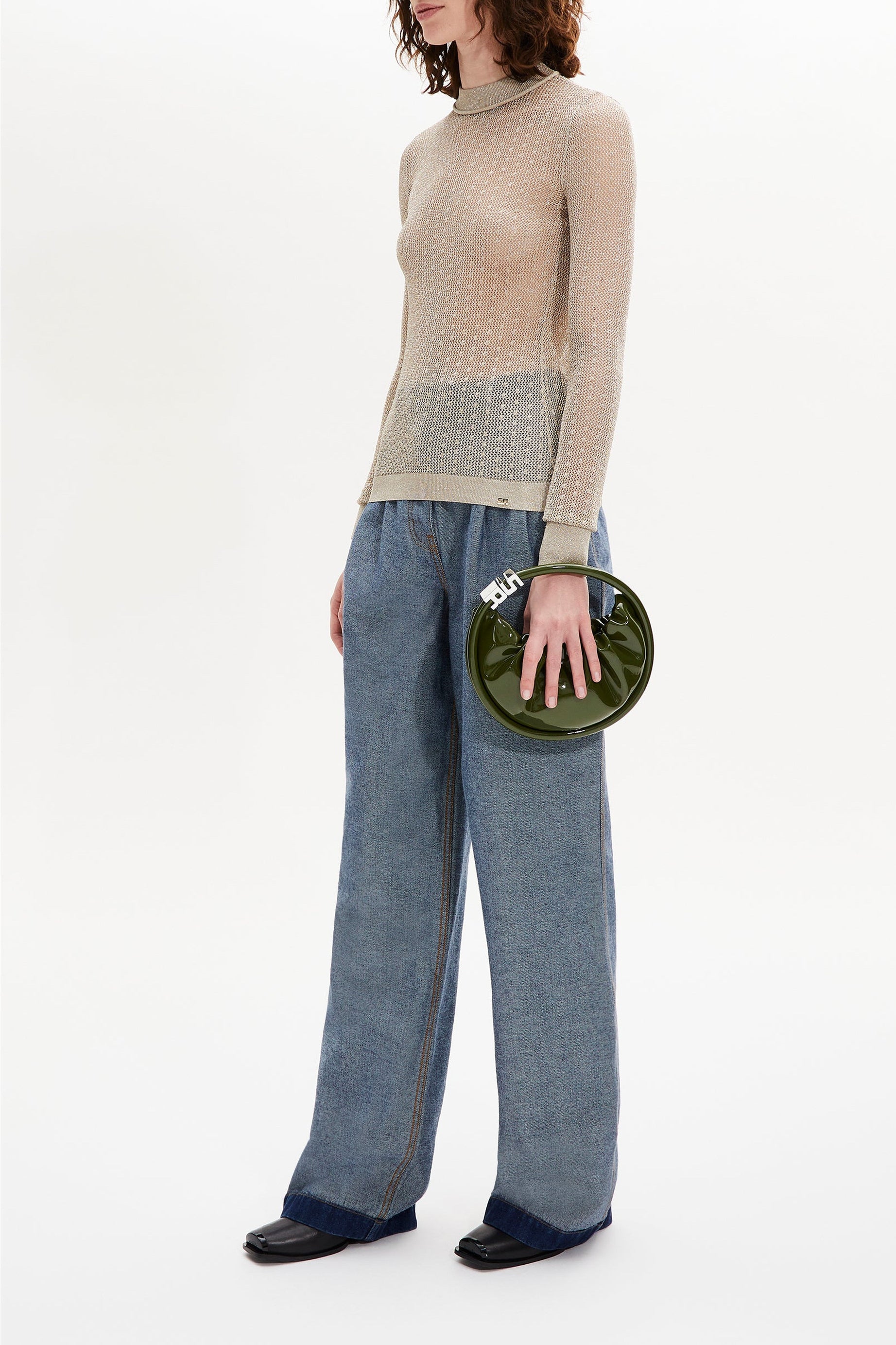 Pull manches longues resille - Gold