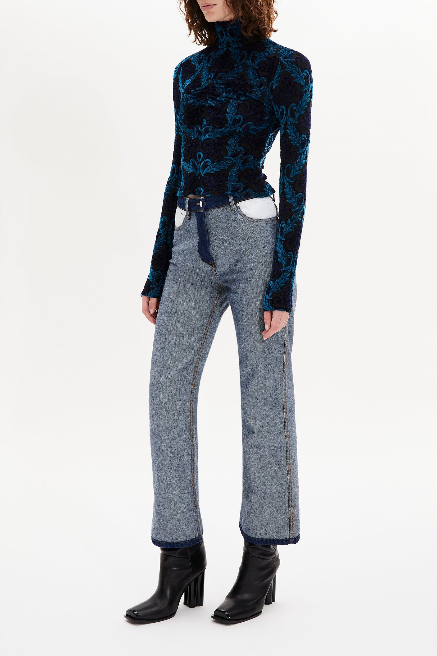 Top manches longues - Bleu