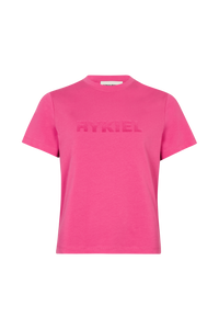 T-shirt col rond manches courtes - Rose