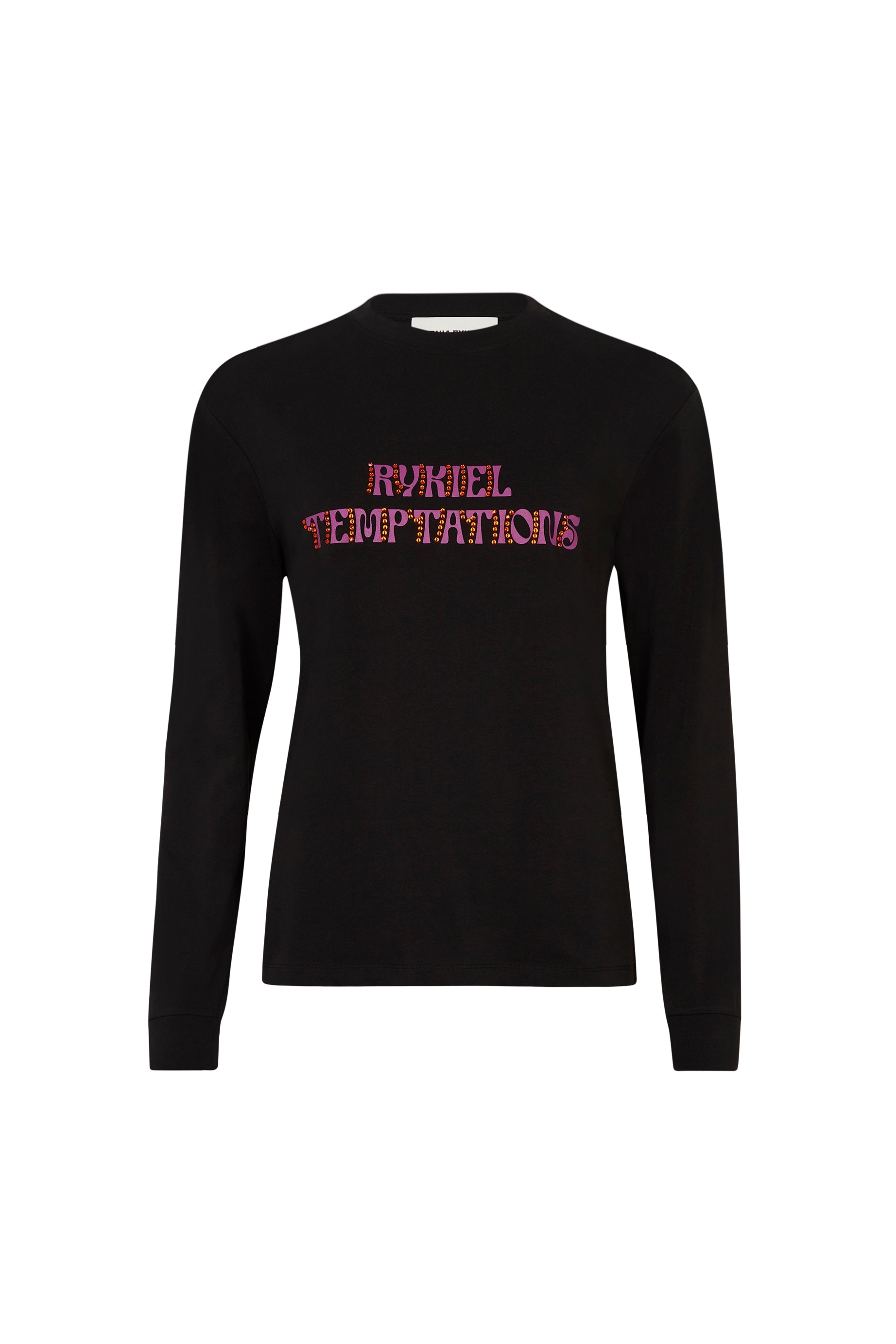 T-shirt manches longues « une seule règle » - Noir