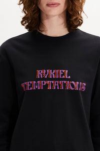 T-shirt manches longues « une seule règle » - Noir