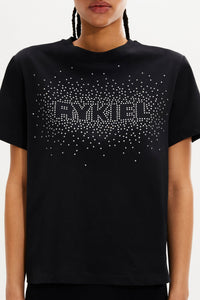 T-shirt à strass - Noir