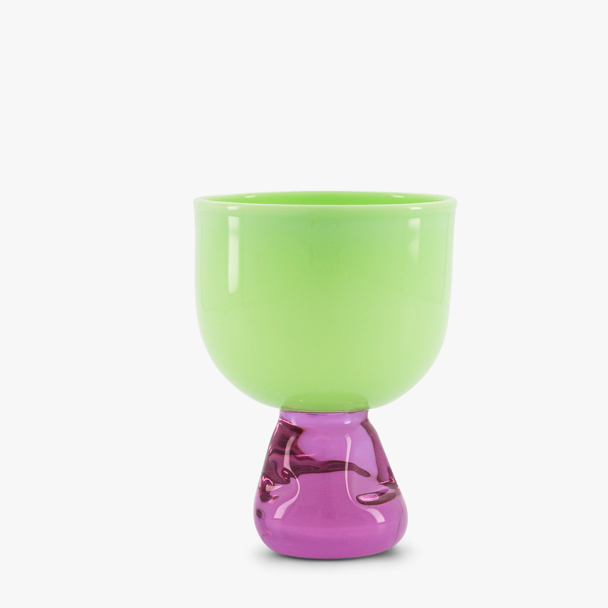 Opaline Vert Rose Verres - Opaline Vert Rose