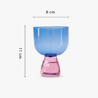 Opaline Vert Rose Verres - Opaline Vert Rose