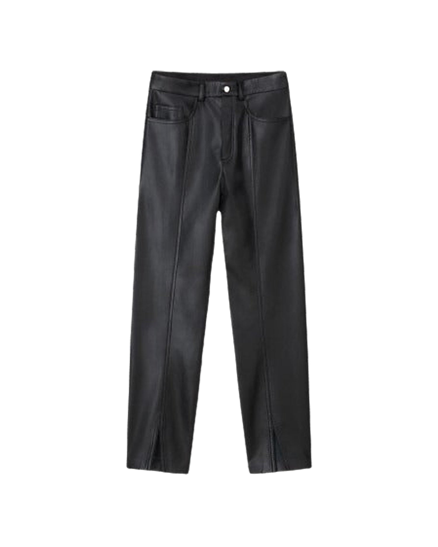Pantalon Tibes à ourlet fendu - Black