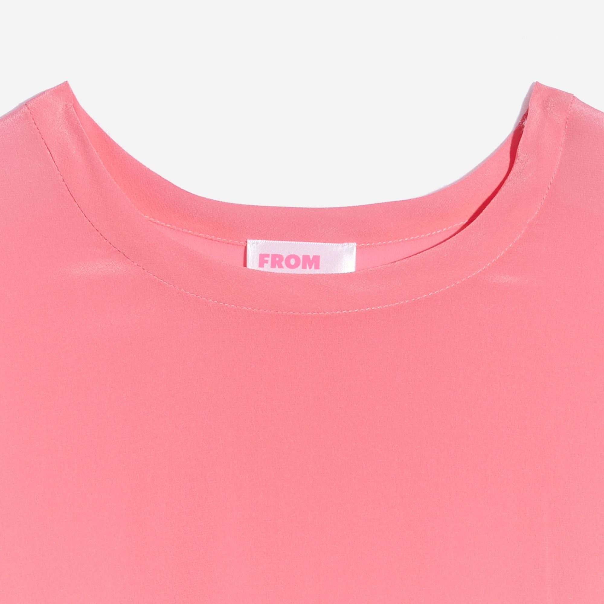 T-shirt à manches courtes en soie - Bubble Gum