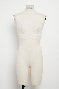 Soutien-gorge triangle Moonlight en soie - Ivoire