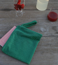Trousse de plage Maremma en éponge - Vert