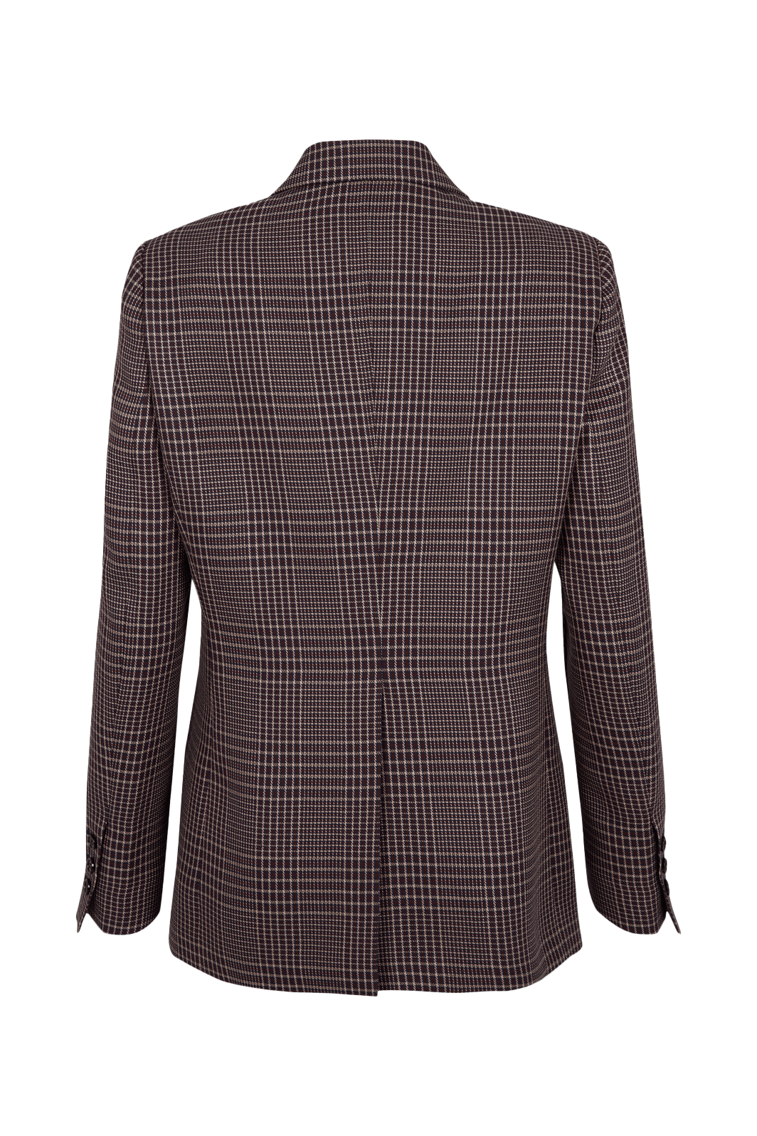 Veste over à carreaux - Carreaux Navy & Brown