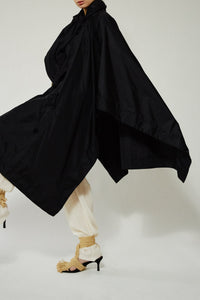 Poncho en nylon - Noir