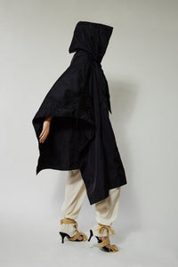 Poncho en nylon - Noir