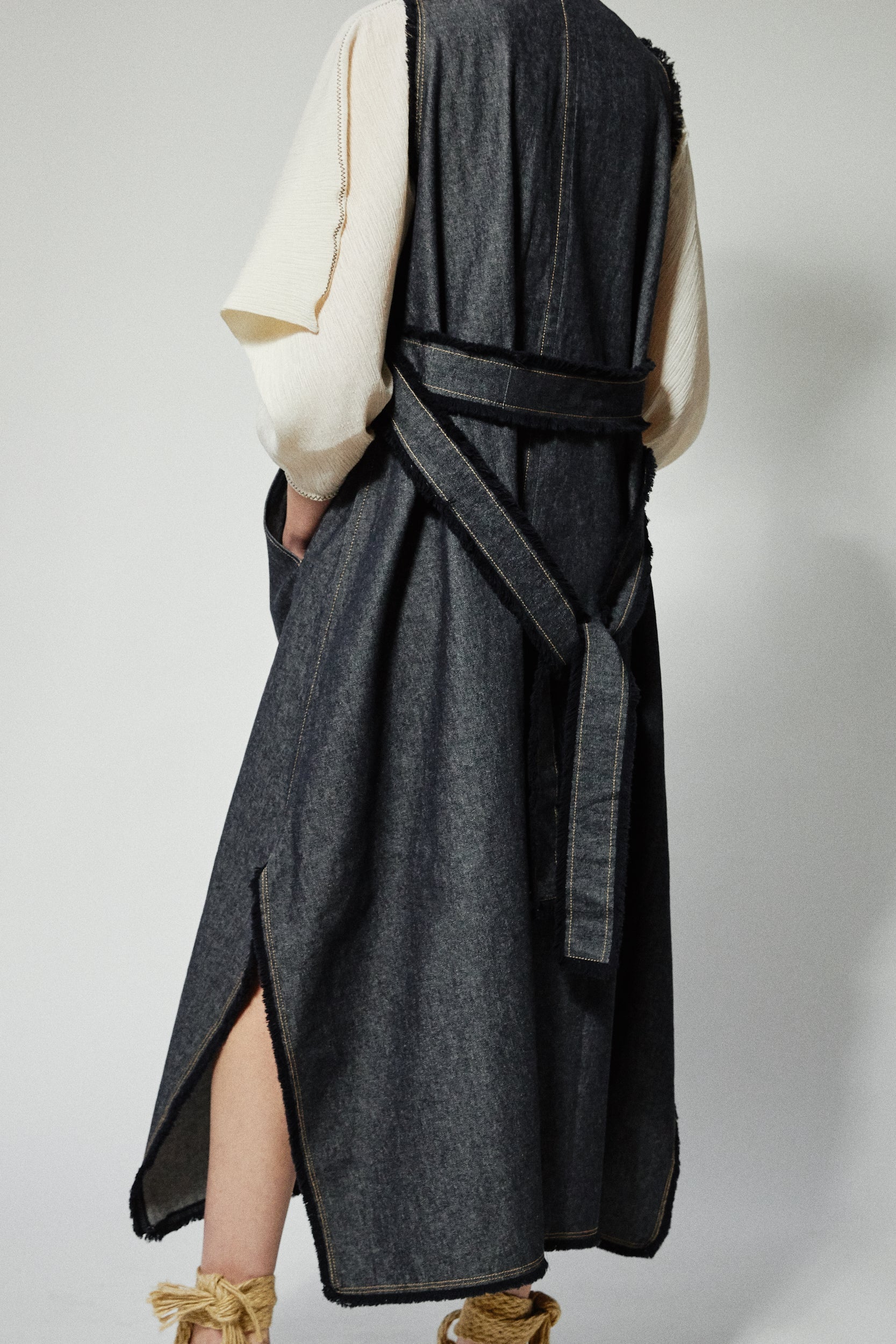 Robe ample à poches - Anthracite