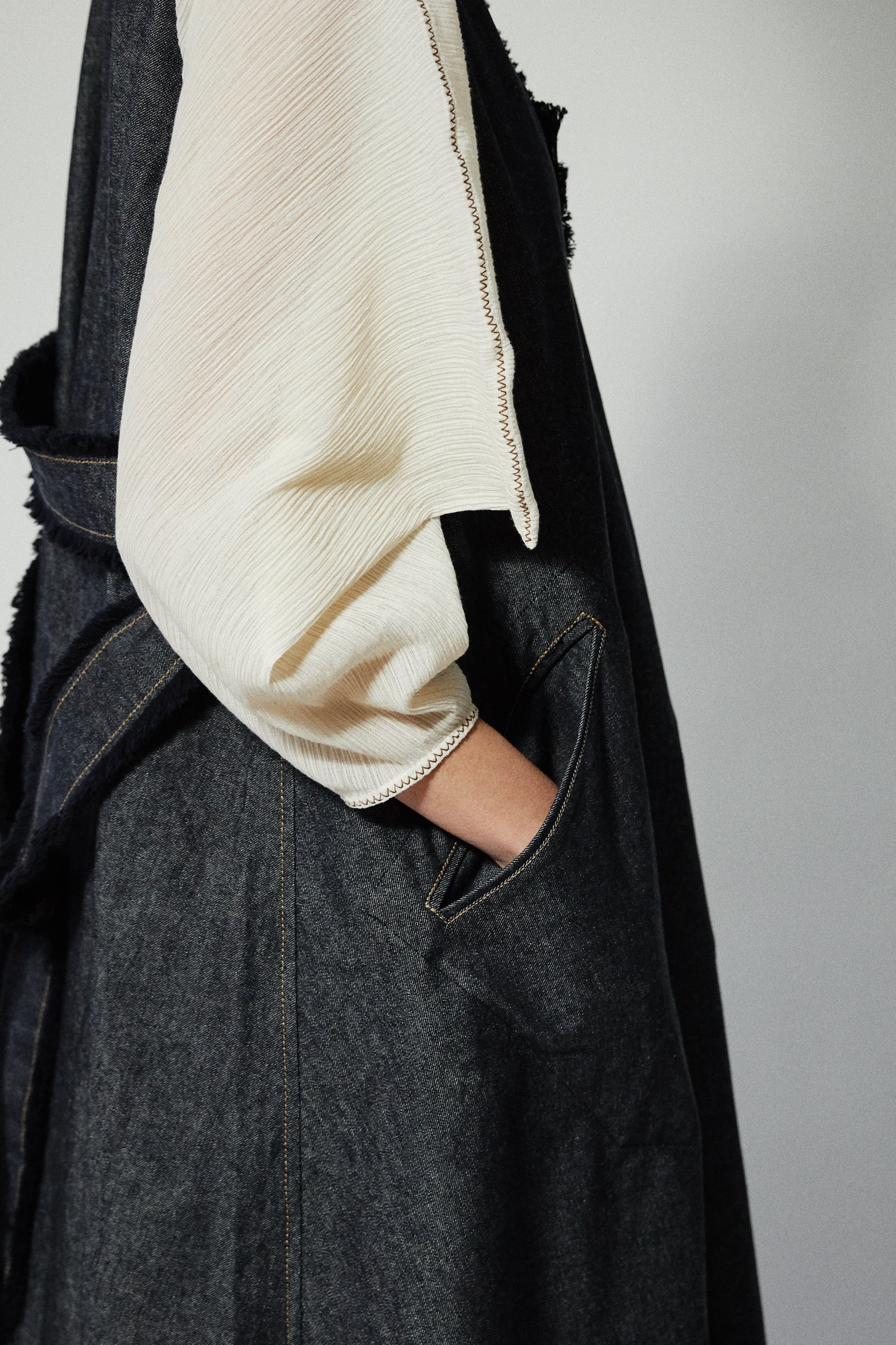 Robe ample à poches - Anthracite