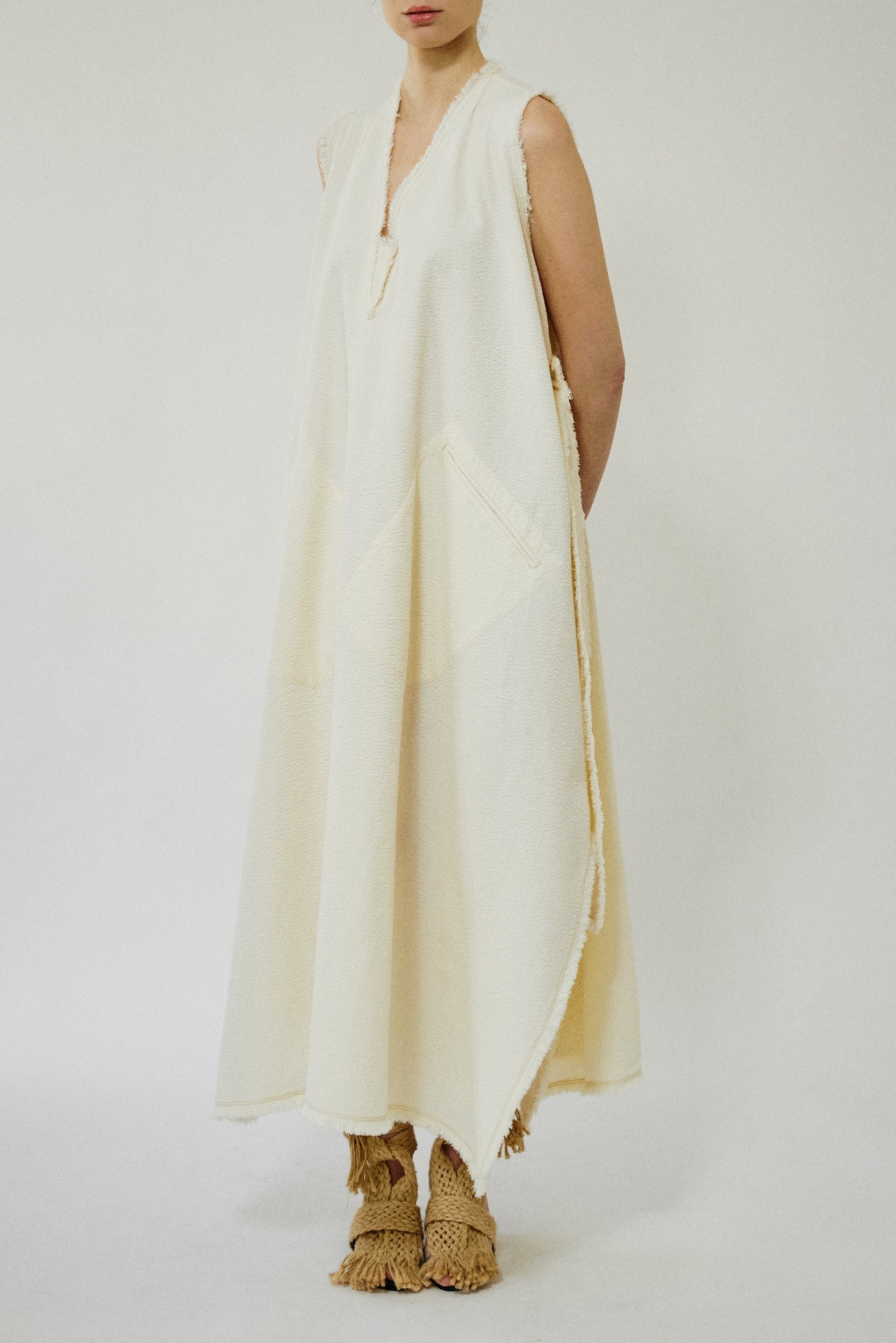 Robe ample à poches - Argile