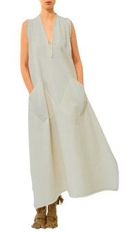 Robe ample à poches - Argile