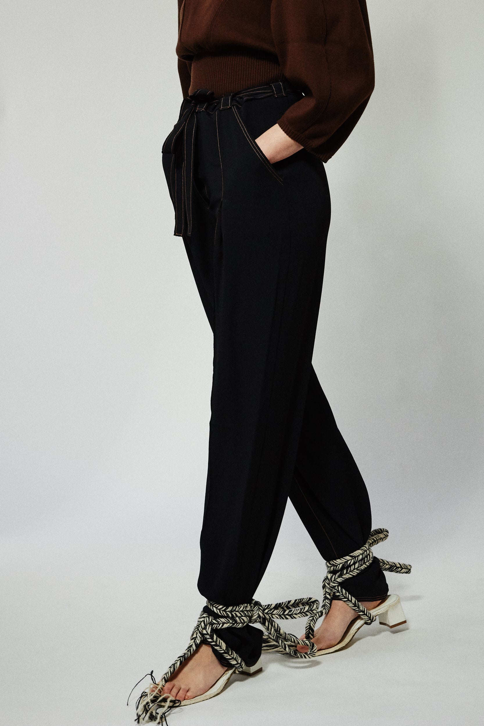 Pantalon droit - Noir