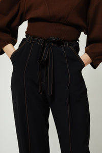 Pantalon droit - Noir
