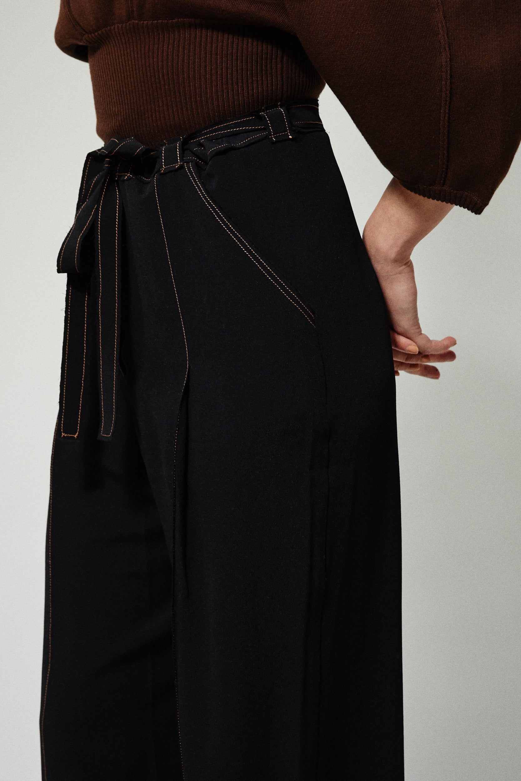 Pantalon droit - Noir
