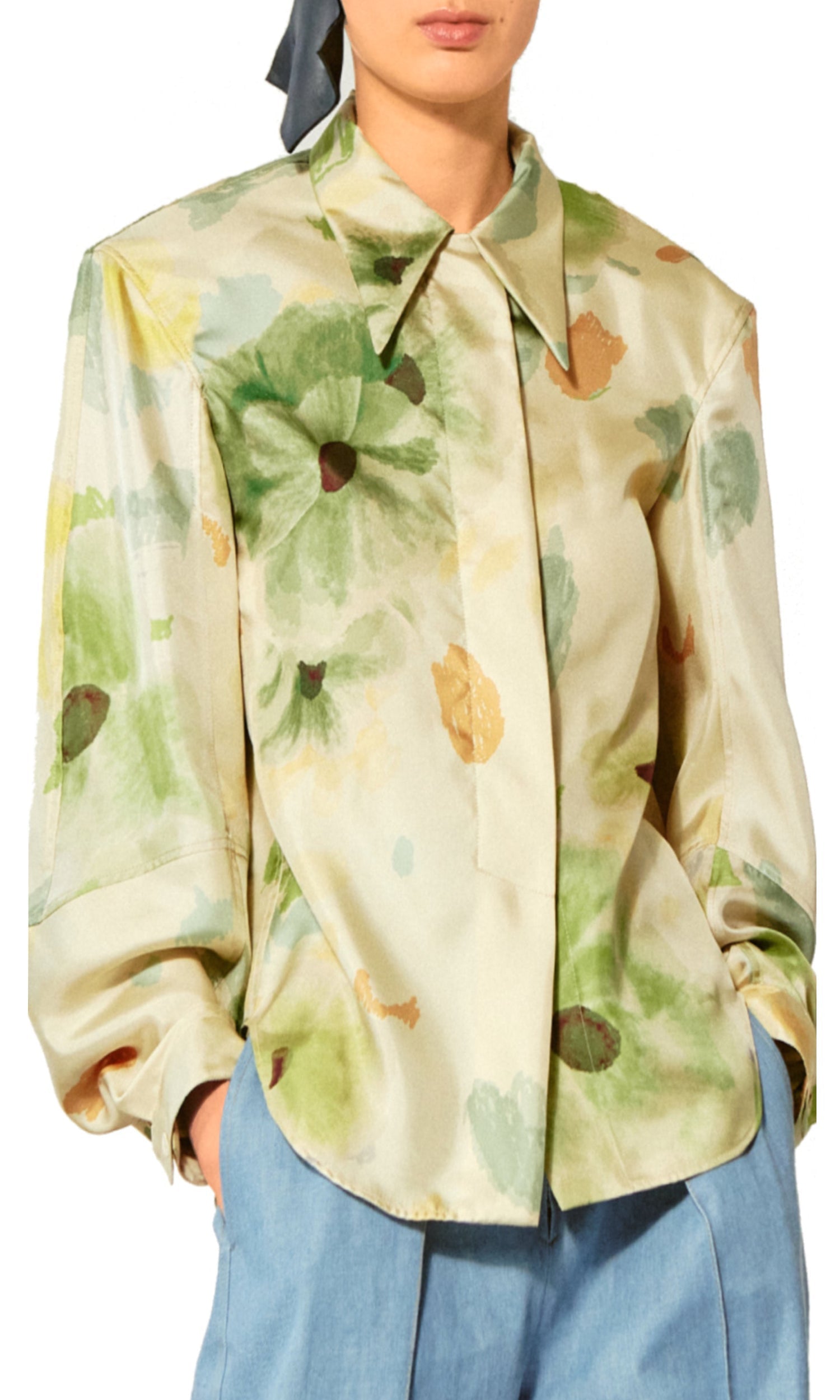 Chemise à manche coudée - Multicolore