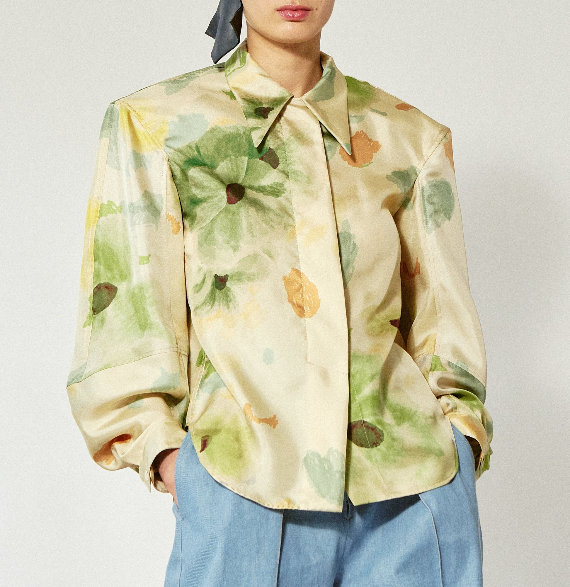 Chemise à manche coudée - Multicolore
