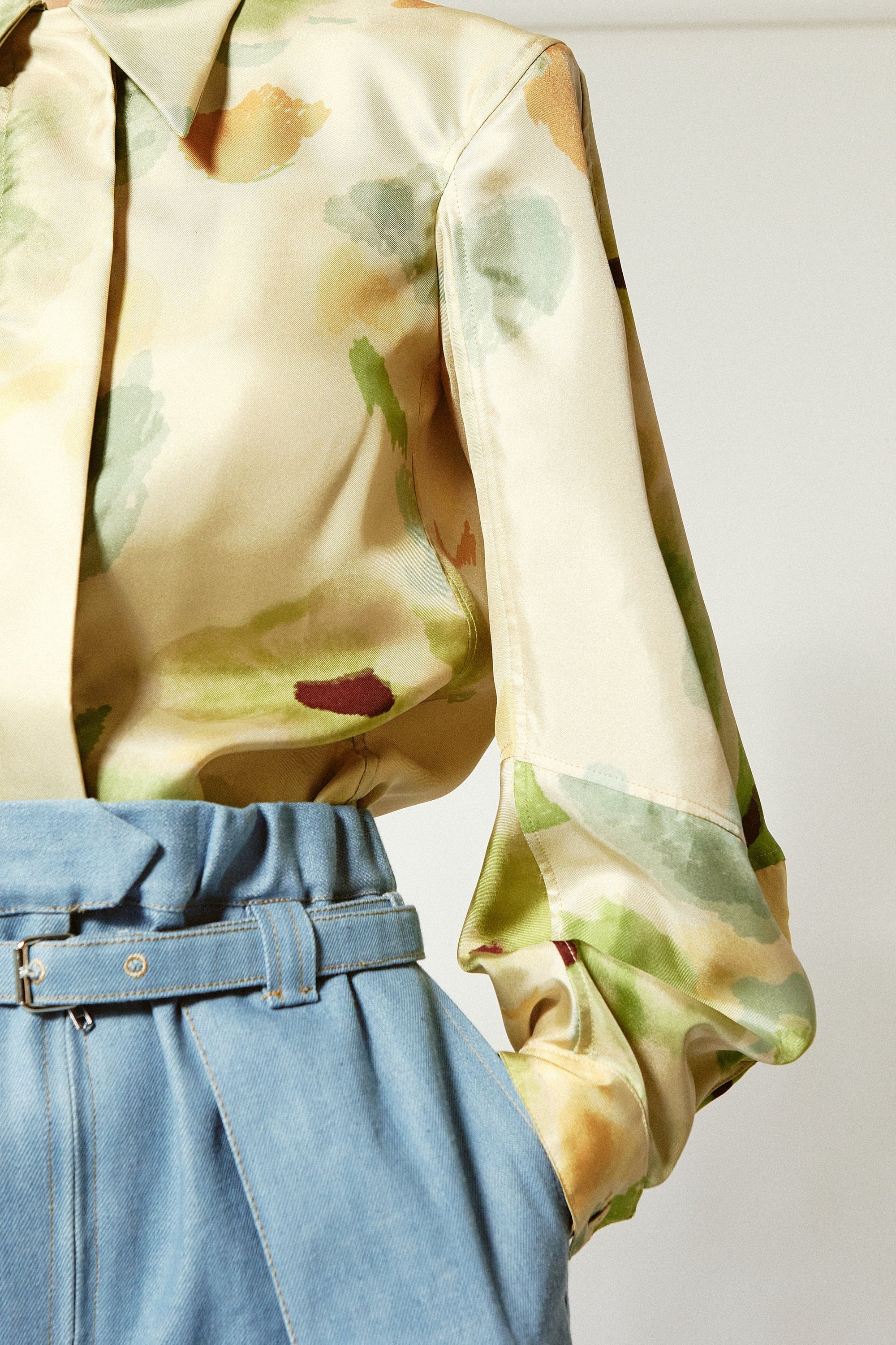 Chemise à manche coudée - Multicolore