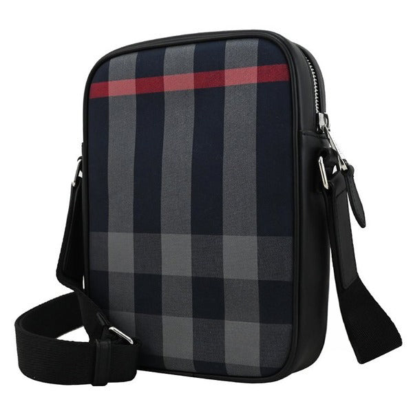 Sac à bandoulière à motif check - Navy & Grey Check