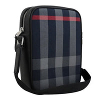 Sac à bandoulière à motif check - Navy & Grey Check