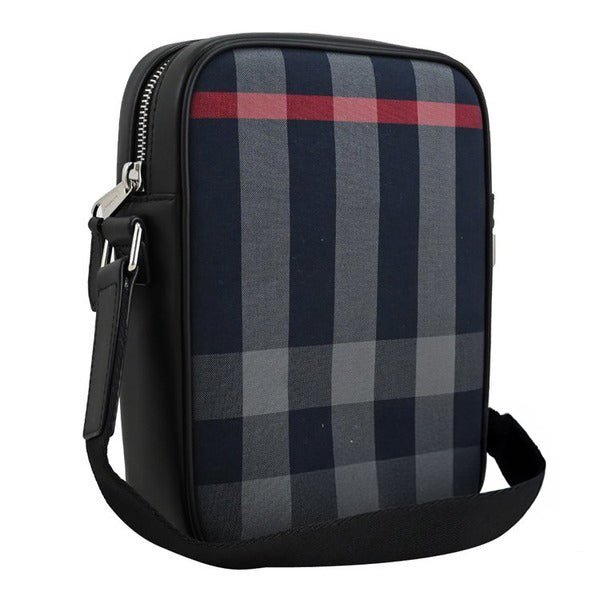 Sac à bandoulière à motif check - Navy & Grey Check